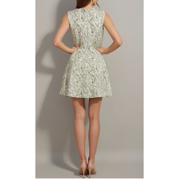 HILL HOUSE Sutton Dress, Basketweave Vine Sand, XL - Picture 4 of 12